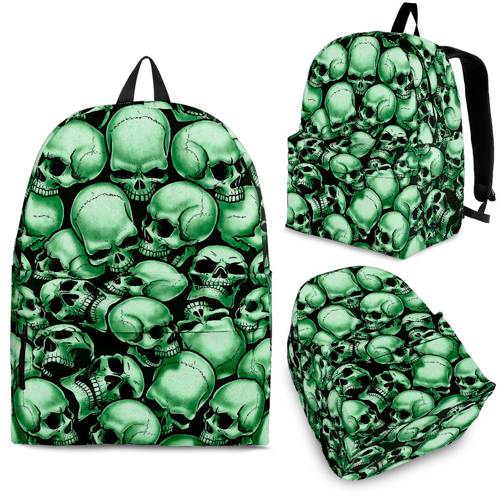 Skull Pile Backpack - Green