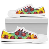 Lady Bug Swirl Low Top Shoes - Tie Dye w/White Trim