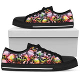 Skull Pile Low Top Shoes - Tie Dye w/Black Trim