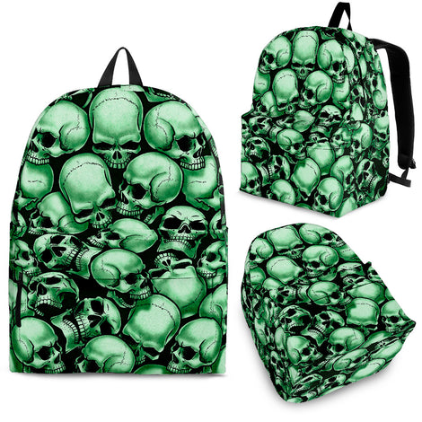 Skull Pile Backpack - Green