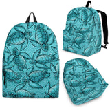 Turtle Swirl Backpack - Blue