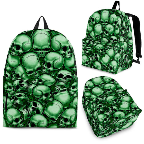 Skull Pile Backpack - Green