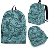 Turtle Swirl Backpack - Teal