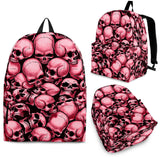 Skull Pile Backpack - Red