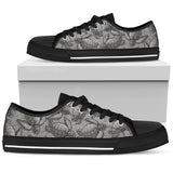 Turtle Swirl Low Top Shoes - Gray w/Black Trim