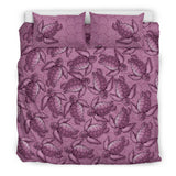 Turtle Swirl Bedding Set - Mauve