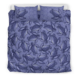 Turtle Swirl Bedding Set - Purple