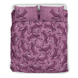 Turtle Swirl Bedding Set - Mauve