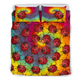 Lady Bug Swirl Bedding Set - Tie Dye