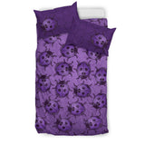 Lady Bug Swirl Bedding Set - Purple