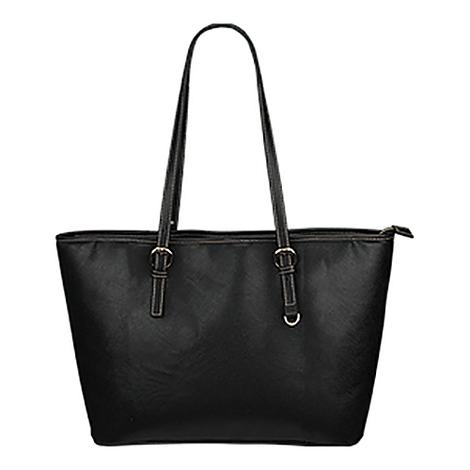 Turtle Swirl Small Leather Tote Bag - Blue