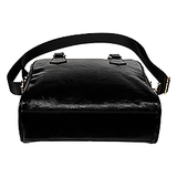 Lady Bug Swirl Shoulder Handbag - Red w/Black Trim