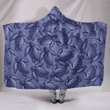 Turtle Swirl Hooded Blanket - Purple