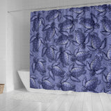 Turtle Swirl Shower Curtain - Purple