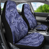 Turtle Swirl Car Seat Covers - Purple