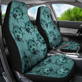 Lady Bug Swirl Car Seat Covers - Teal