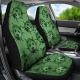 Lady Bug Swirl Car Seat Covers - Green