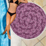 Turtle Swirl Beach Blanket - Mauve