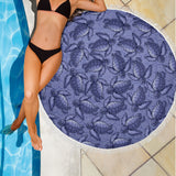 Turtle Swirl Beach Blanket - Purple