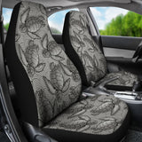 Turtle Swirl Car Seat Covers - Gray