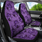 Lady Bug Swirl Car Seat Covers - Purple