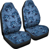 Lady Bug Swirl Car Seat Covers - Blue