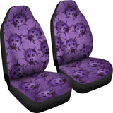 Lady Bug Swirl Car Seat Covers - Purple