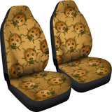Lady Bug Swirl Car Seat Covers - Orange