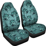 Lady Bug Swirl Car Seat Covers - Teal
