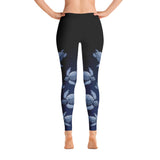 Turtle Fade Women's Leggings - Blue/Black