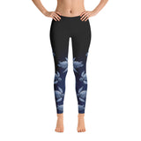 Turtle Fade Women's Leggings - Blue/Black