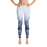 Turtle Fade Women's Leggings - Blue/White