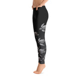 Turtle Fade Women's Leggings - Gray/Black